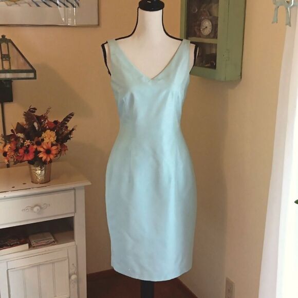 Laundry by Shelli Segal Silk Sheath Dress - Picture 1 of 14